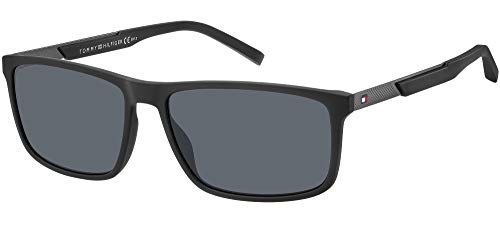 Tommy Hilfiger Unisex Th 1675/s Sunglasses, 003/IR MATT Black, 59 von Tommy Hilfiger