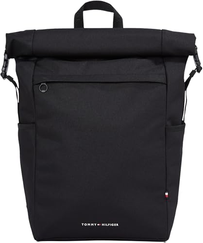 Tommy Hilfiger Herren Rucksack Element Rolltop, Schwarz (Black), Einheitsgröße von Tommy Hilfiger