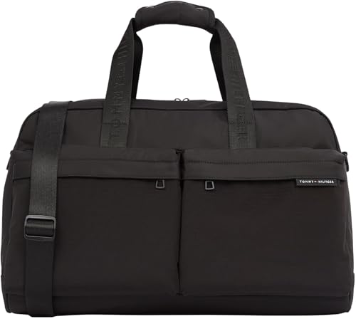 Tommy Hilfiger Herren Duffle Bag Tasche Element Repreve Reisetasche, Schwarz (Black), Einheitsgröße von Tommy Hilfiger