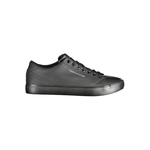 Tommy Hilfiger Herren Flatform Sneaker Schuhe, Schwarz (Black), 44 von Tommy Hilfiger
