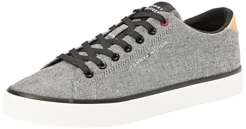 Tommy Hilfiger Herren Sneaker Schuhe, Schwarz (Black), 43 von Tommy Hilfiger