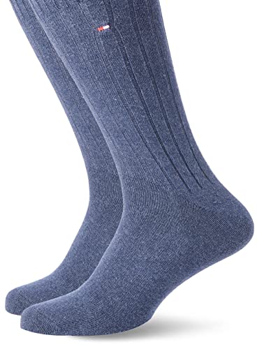Tommy Hilfiger Herren TH Men True America 2P Socken, Blau (Jeans 356), 47/50 (Herstellergröße: 47-49) (2er Pack) von Tommy Hilfiger