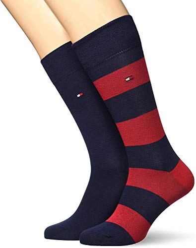 Tommy Hilfiger Herren Th Men Rugby Sock 2p Socken, Blau Tommy Original, 43-46 von Tommy Hilfiger