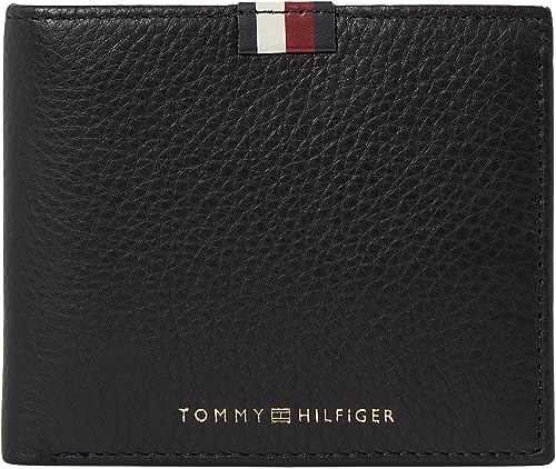 Tommy Hilfiger Herren Portemonnaie Cc Flap mit Münzfach, Schwarz (Black), Onesize von Tommy Hilfiger