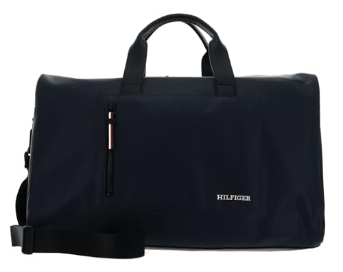 Tommy Hilfiger Herren TH Pique Duffle AM0AM11779 Reisetaschen, Blau (Space Blue) von Tommy Hilfiger