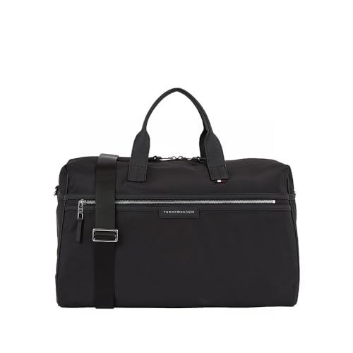 Tommy Hilfiger Herren TH URBAN Nylon Duffle AM0AM11827 Reisetaschen, Schwarz (Black) von Tommy Hilfiger