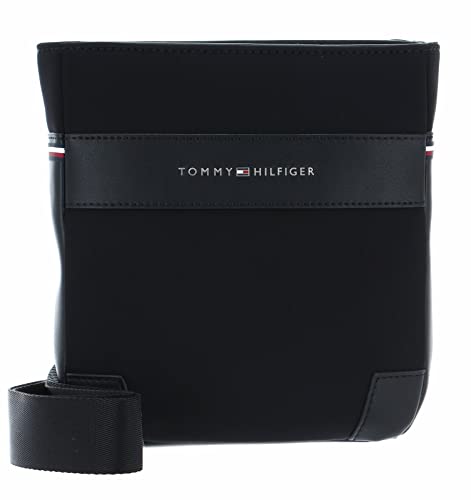 Tommy Hilfiger Herren Umhängetasche TH Urban Nylon Mini Crossover Klein, Schwarz (Black), Einheitsgröße von Tommy Hilfiger