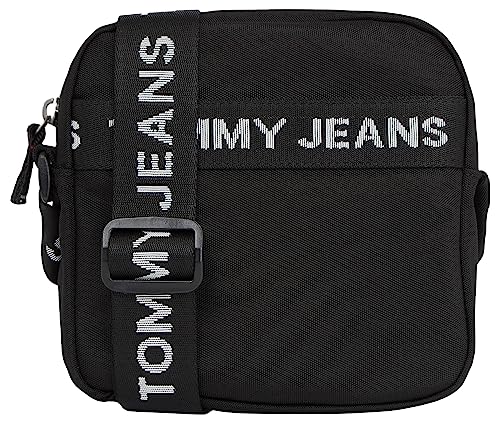 Tommy Jeans Herren Umhängetasche Essential Reporter Mittelgroß, Schwarz (Black), Onesize von Tommy Jeans