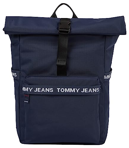 Tommy Jeans Herren Rucksack Essential Rolltop Handgepäck, Blau (Twilight Navy), Onesize von Tommy Jeans