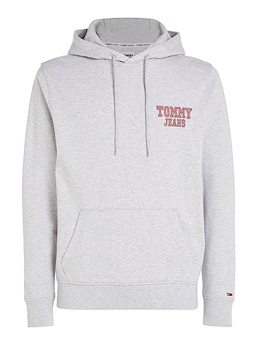 Tommy Hilfiger Herren TJM REG Entry Graphic Hoodie Kapuzensweatjacke, Silver Grey Htr, S von Tommy Hilfiger