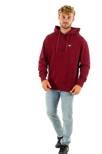 Tommy Hilfiger Herren TJM RLX Xs Badge Hoodie Sweatshirt, Rouge, XL von Tommy Hilfiger