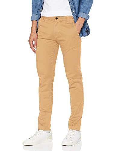 Tommy Jeans Herren Chinos TJM Scanton Chino Pant Slim Fit, Grün (Classic Khaki), 30W / 34L von Tommy Jeans