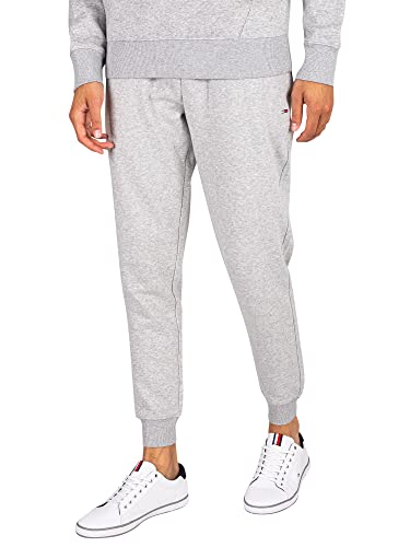 Tommy Jeans Herren Jogginghose TJM Slim Slim Fit, Grau (Light Grey Heather), XL von Tommy Jeans