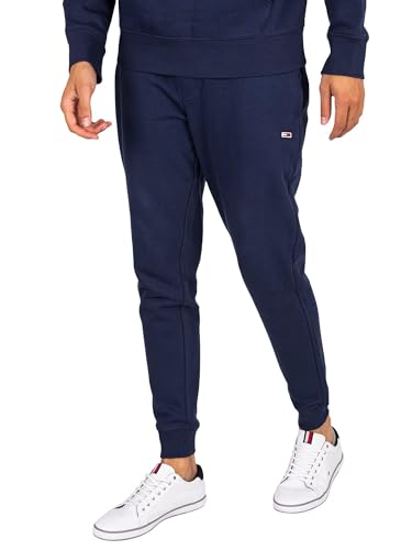 Tommy Jeans Tjm Slim Fleece Sweatpant Jogginghosen, Herren, Blau (Twilight Navy), M von Tommy Jeans