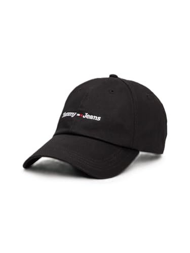 Tommy Jeans Herren Cap Sport Cap mit Logo, Schwarz (Black), Einheitsgröße von Tommy Jeans