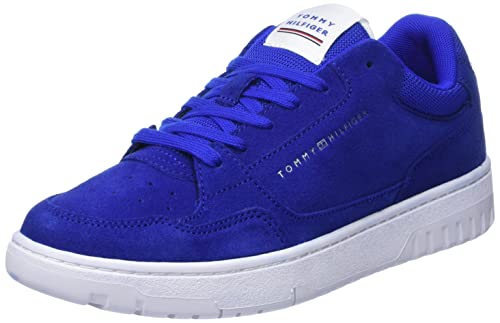 Tommy Hilfiger Herren Cupsole Sneaker Basket Core Schuhe, Blau (Ultra Blue), 41 von Tommy Hilfiger