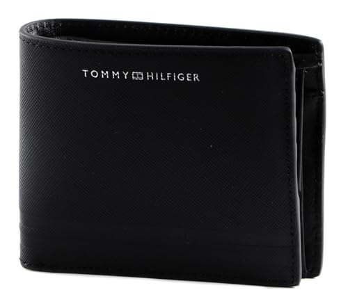 Tommy Hilfiger TH Business Leather CC and Coin Wallet Black von Tommy Hilfiger