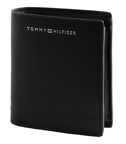 Tommy Hilfiger Herren TH Business Leather Trifold AM0AM10984 Geldbörsen, Schwarz (Black) von Tommy Hilfiger