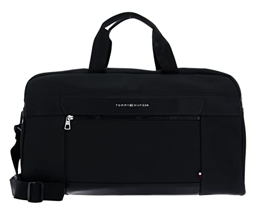 Tommy Hilfiger Herren Weekender Reisetasche TH Casual Weekender Handgepäck, Schwarz (Black), Einheitsgröße von Tommy Hilfiger