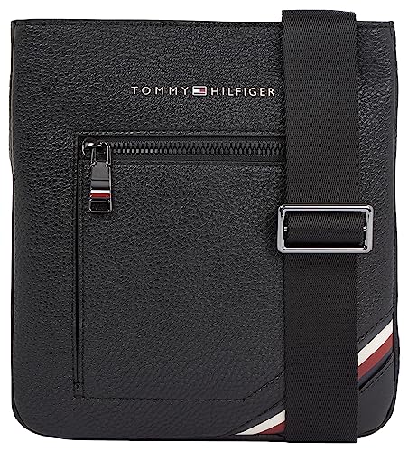 Tommy Hilfiger Herren Umhängetasche Central Crossover Mittelgroß, Schwarz (Black), Onesize von Tommy Hilfiger