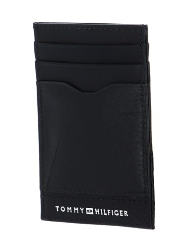 Tommy Hilfiger Herren TH Central Cardholder, Bi-Fold-Brieftasche, Black, Einheitsgröße von Tommy Hilfiger