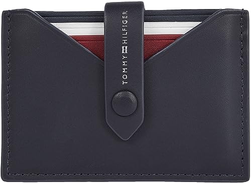 Tommy Hilfiger TH Central Smooth Retractable CC Wallets, Space Blue, OS, Space Blue von Tommy Hilfiger