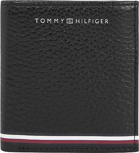 Tommy Hilfiger Herren Portemonnaie Trifold mit Münzfach, Schwarz (Black), Onesize von Tommy Hilfiger