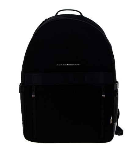 Tommy Hilfiger Herren Rucksack TH Elevated 1985 Backpack Handgepäck, Schwarz (Black), Einheitsgröße von Tommy Hilfiger