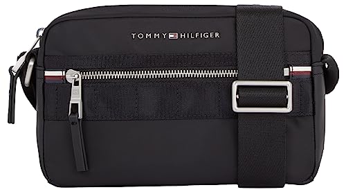 Tommy Hilfiger Herren Umhängetasche Elevated Nylon Reporter Mittelgroß, Schwarz (Black), Onesize von Tommy Hilfiger