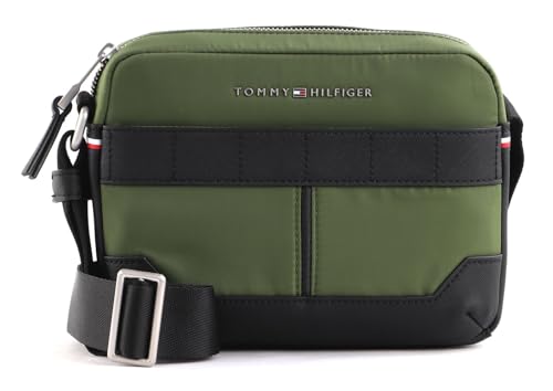 Tommy Hilfiger Herren Umhängetasche TH Elevated Nylon Camera Bag Klein, Grün (Mentor Green), Einheitsgröße von Tommy Hilfiger