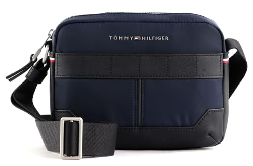 Tommy Hilfiger Herren Umhängetasche TH Elevated Nylon Camera Bag Klein, Blau (Space Blue), Einheitsgröße von Tommy Hilfiger