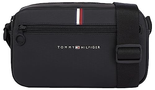 Tommy Hilfiger Herren Umhängetasche Essential Pique Ew Reporter Mittelgroß, Schwarz (Black), Onesize von Tommy Hilfiger