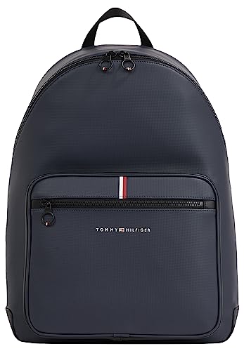 Tommy Hilfiger Herren Rucksack Essential Pique Laptop, Blau (Space Blue), Onesize von Tommy Hilfiger