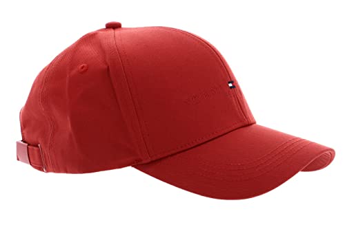 Tommy Hilfiger Herren Th Es tablished Cap Baseballkappe, Cinnabar Red, Einheitsgröße von Tommy Hilfiger