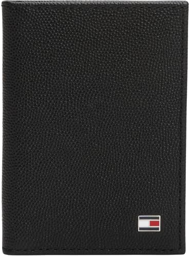 Tommy Hilfiger Herren Geldbeutel Bifold mit Logo, Schwarz (Black), Einheitsgröße von Tommy Hilfiger