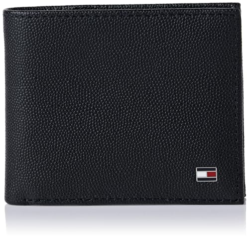 Tommy Hilfiger Herren Th Flag Mini Cc Wallet Am0Am13518 Faltbare Brieftasche, Black (Black) von Tommy Hilfiger