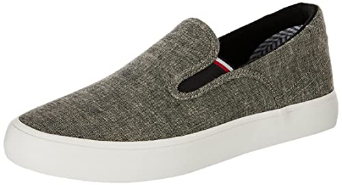 Tommy Hilfiger Herren Vulcanized Sneaker TH Hi Vulc Core Low Slip-On Schuhe , Schwarz (Black), 40 EU von Tommy Hilfiger