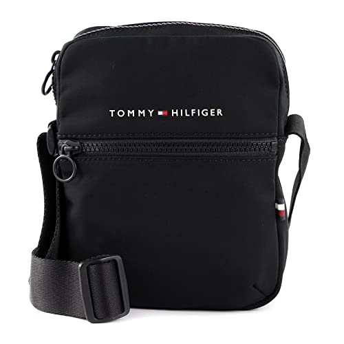 Tommy Hilfiger Herren Umhängetasche TH Horizon Mini Reporter Klein, Schwarz (Black), Einheitsgröße von Tommy Hilfiger