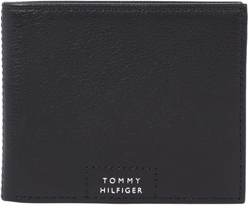 Tommy Hilfiger Herren Portemonnaie Leather Mini Wallet Klein, Schwarz (Black), Einheitsgröße von Tommy Hilfiger