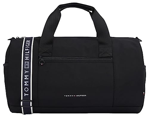 Tommy Hilfiger Herren Duffle Bag Tasche Skyline Handgepäck, Schwarz (Black), Onesize von Tommy Hilfiger