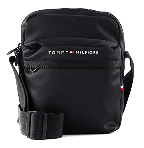 Tommy Hilfiger Herren Umhängetasche TH Skyline Mini Reporter Klein, Schwarz (Black), Einheitsgröße von Tommy Hilfiger