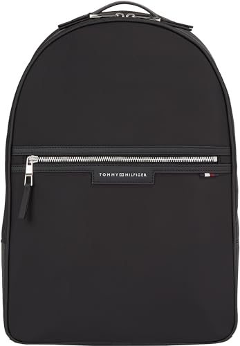 Tommy Hilfiger Herren Rucksack Urban Repreve Backpack Handgepäck, Schwarz (Black), Onesize von Tommy Hilfiger