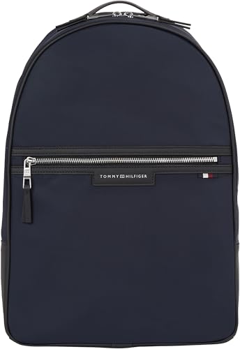 Tommy Hilfiger Herren Rucksack Urban Repreve Backpack Handgepäck, Mehrfarbig (Space Blue), Onesize von Tommy Hilfiger