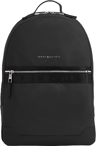 Tommy Hilfiger Herren Rucksack Elevated Nylon Handgepäck, Schwarz (Black), Onesize von Tommy Hilfiger