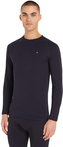 Tommy Hilfiger Herren Thermal Ls UM0UM03058 Langarm T-Shirts, Blau (Desert Sky), L von Tommy Hilfiger