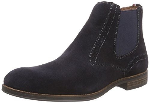 Tommy Hilfiger Herren Tommy Colton 8B Chelsea Boots, Blau (Midnight 403), 41 von Tommy Hilfiger