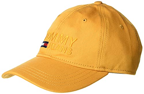 Tommy Hilfiger Herren Tommy Jeans Baseball Cap, Golder Rod, Einheitsgröße von Tommy Hilfiger