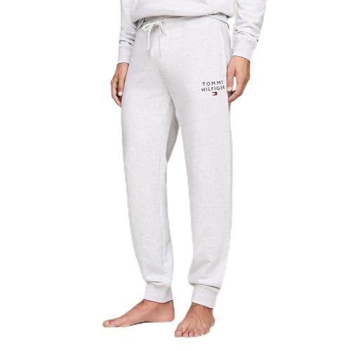 Tommy Hilfiger Herren Track Pant HWK UM0UM02880 Strickhosen, Grau (Ice Grey Heather), L von Tommy Hilfiger