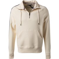 Tommy Hilfiger Herren Troyer beige Baumwolle unifarben von Tommy Hilfiger