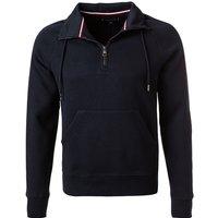 Tommy Hilfiger Herren Troyer blau unifarben von Tommy Hilfiger